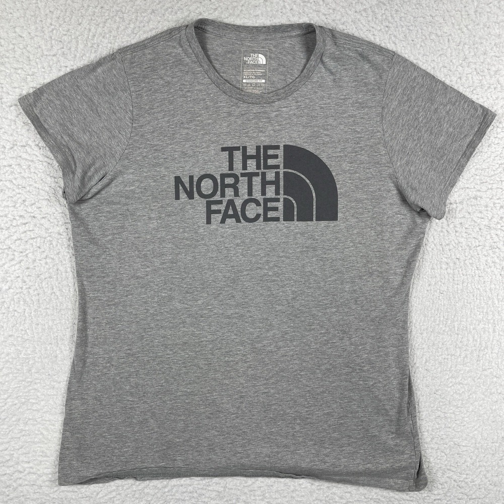 The North Face Shirt Womens XL Gray Half Dome Outdoors Casual Hike Camp Traveler
